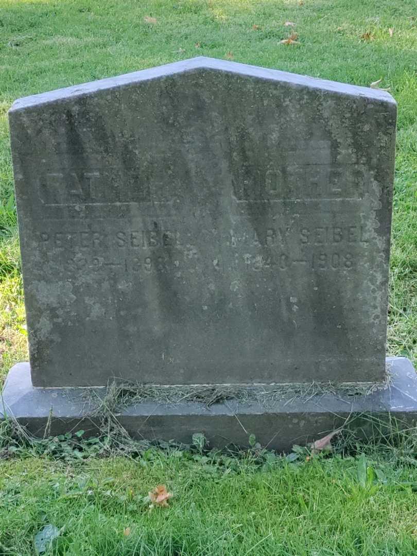 Mary C. Seibel's grave. Photo 3