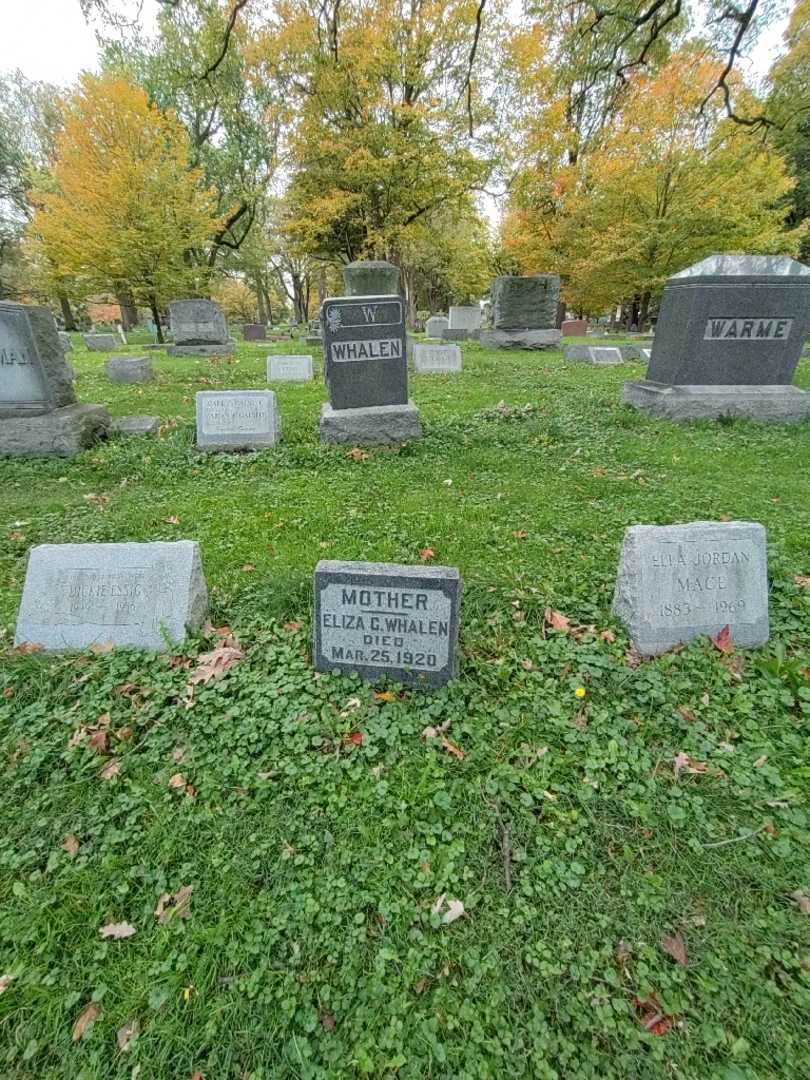 Eliza C. Whalen's grave. Photo 1