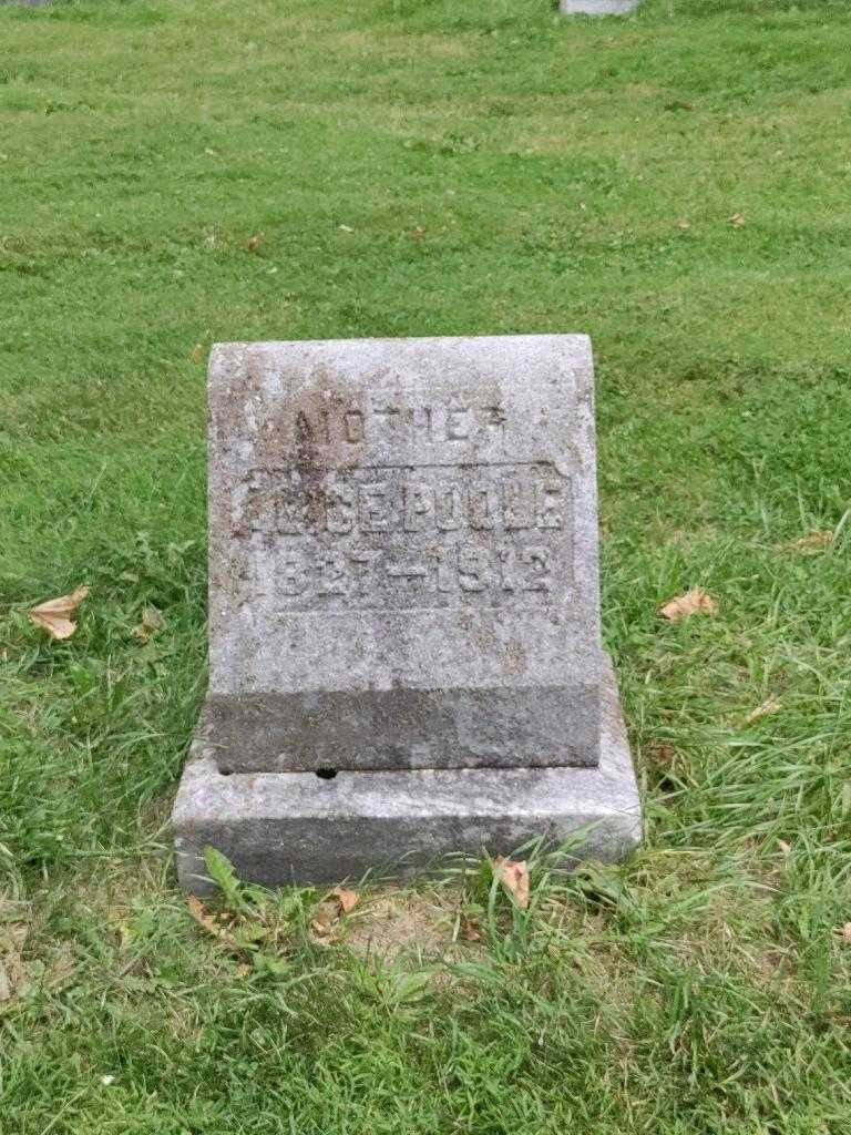 Alice Poole's grave. Photo 2