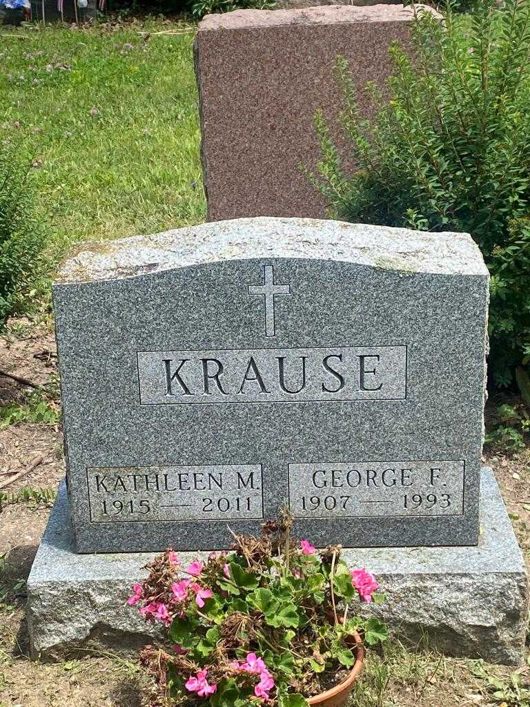 George F. Krause's grave. Photo 3