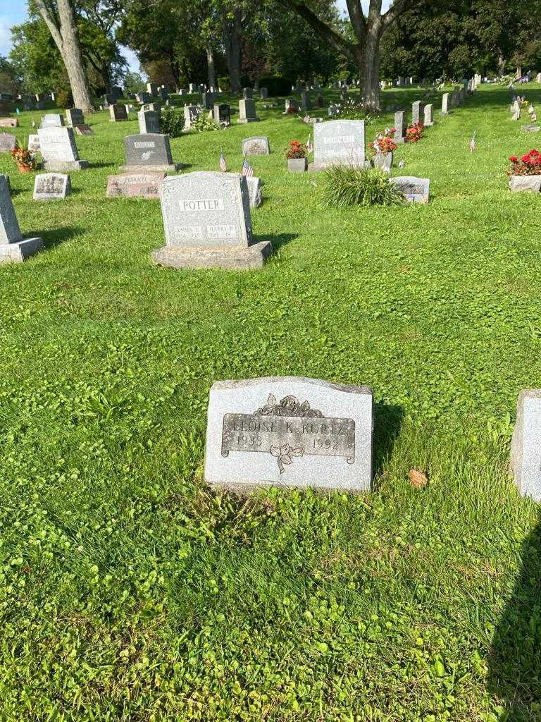 Eloise K. Kurtz's grave. Photo 2