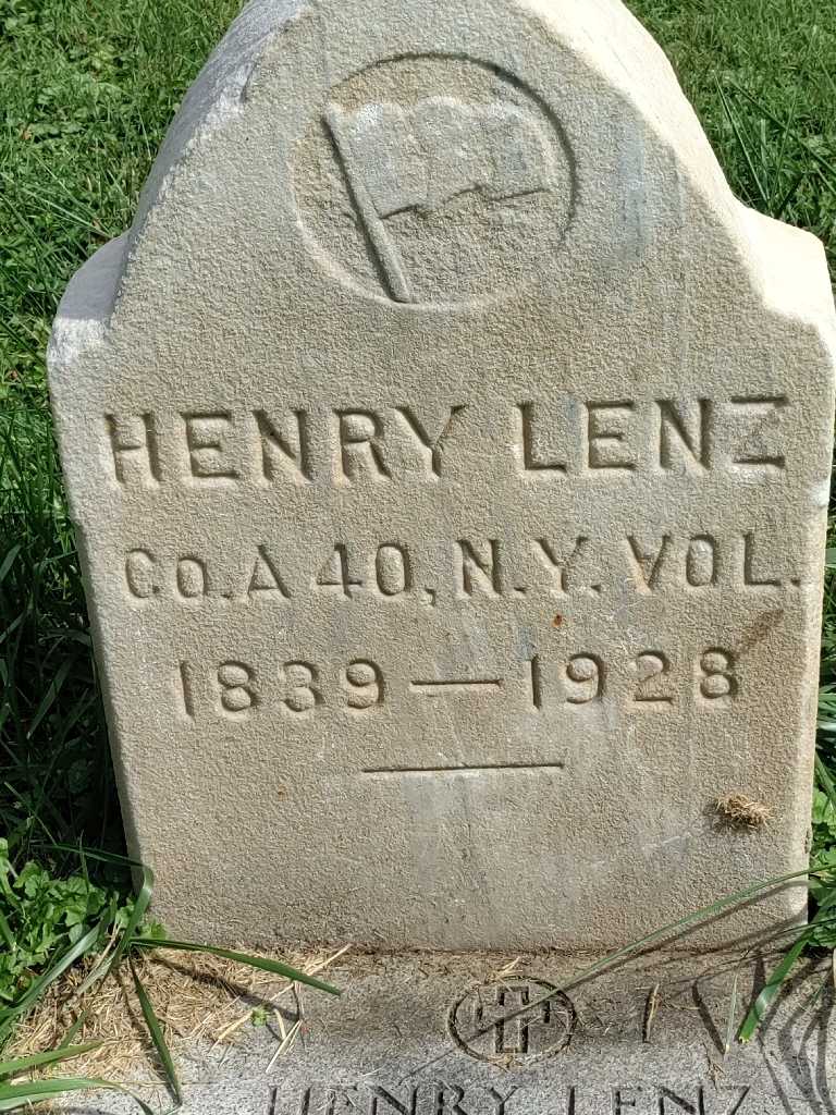 Henry Lenz's grave. Photo 3