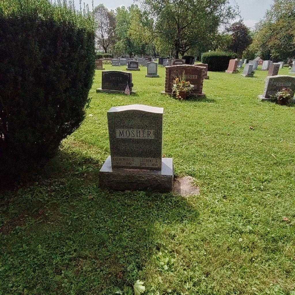 Gilbert J. Mosher's grave. Photo 3