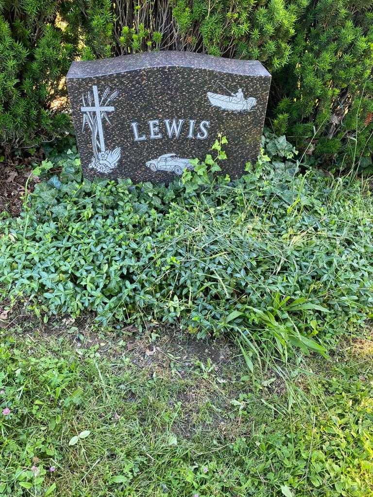 John H. "Jack" Lewis's grave. Photo 2