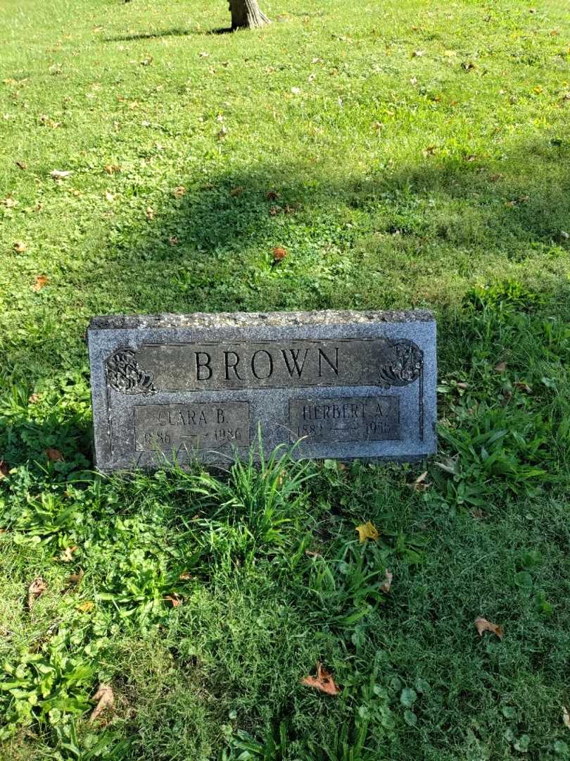 Herbert A. Brown's grave. Photo 2
