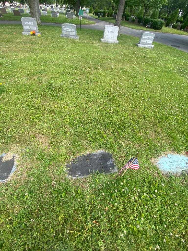 Edmund W. Dehler Third's grave. Photo 1