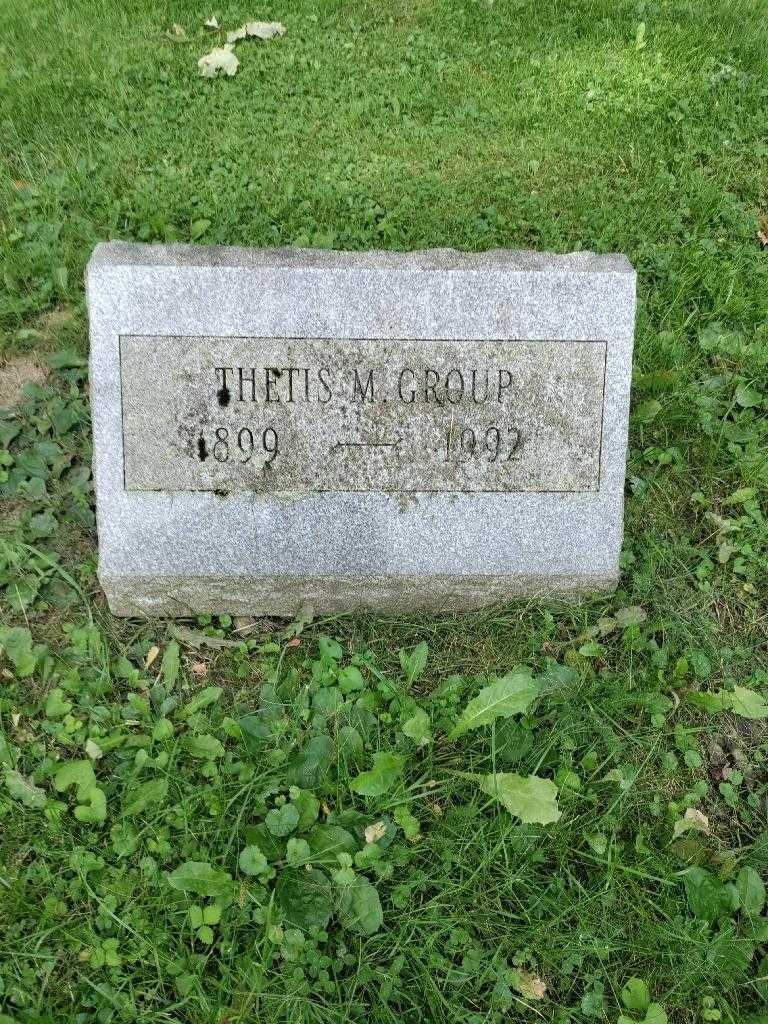 Thetis M. Group's grave. Photo 2