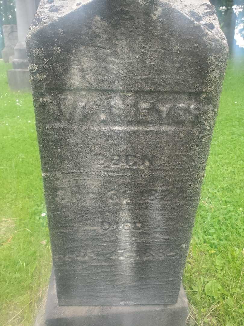 William "Wm" Meyer's grave. Photo 1
