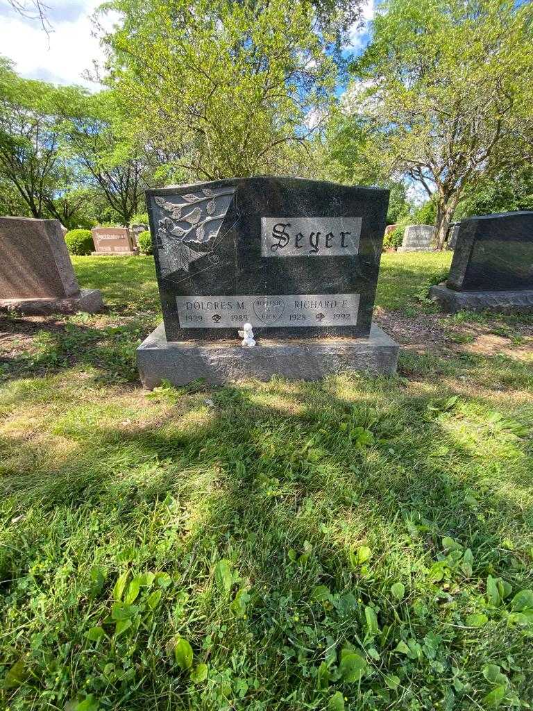 Richard E. Seyer's grave. Photo 1