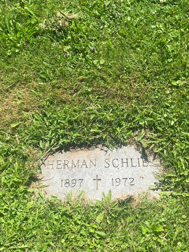 Herman Schlie's grave. Photo 3