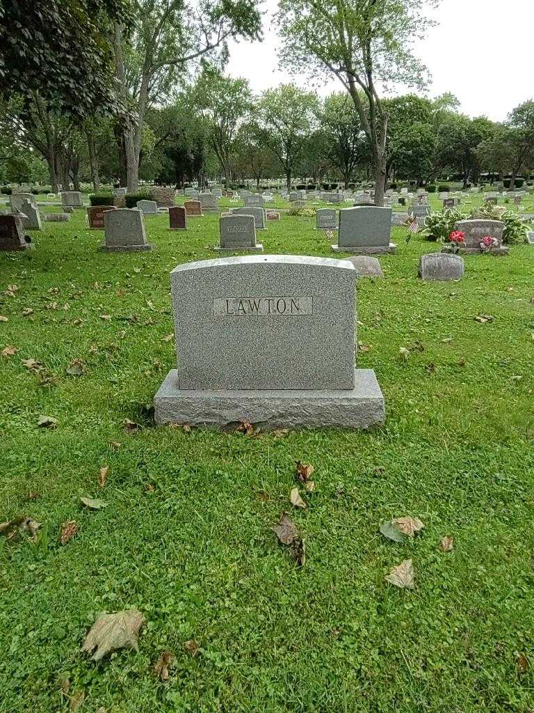 Clarence A. Lawton Junior's grave. Photo 2