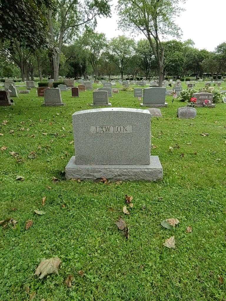 Anna A. Lawton's grave. Photo 1