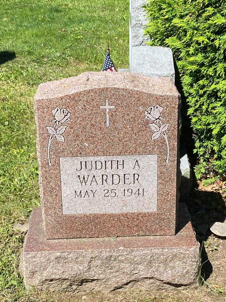 Judith Ann "Judy" Warder's grave. Photo 1