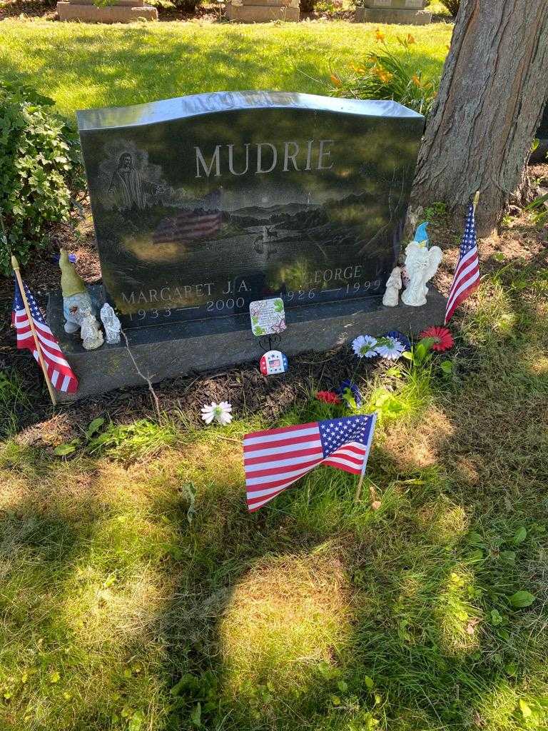 Margaret J. A. Mudrie's grave. Photo 2