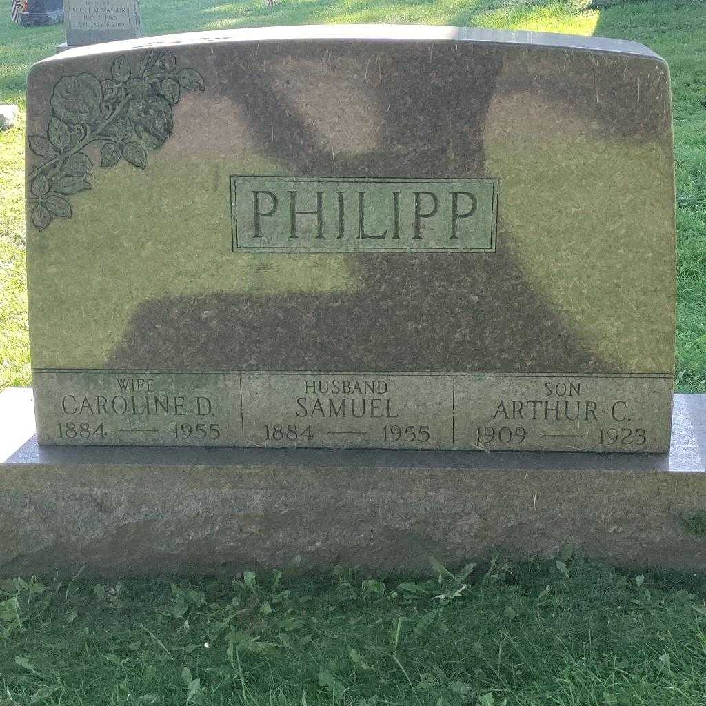 Arthur Carl Philipp's grave. Photo 2