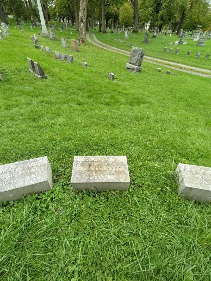 Marion McLennan Hancock's grave. Photo 1