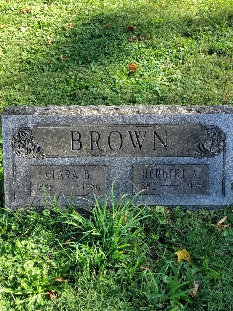 Herbert A. Brown's grave. Photo 3