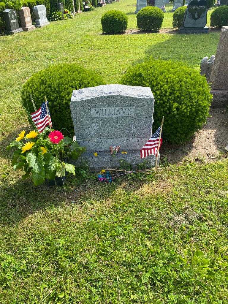 Priscilla A. Williams's grave. Photo 2