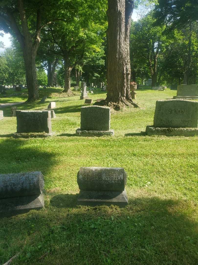 Thurbur Quackenbush's grave. Photo 1