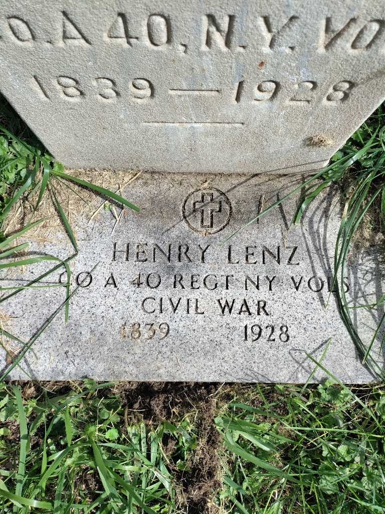 Henry Lenz's grave. Photo 4