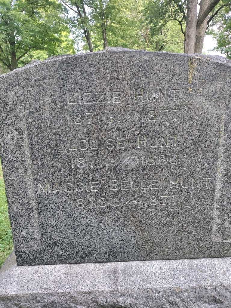 Louise Hunt's grave. Photo 3