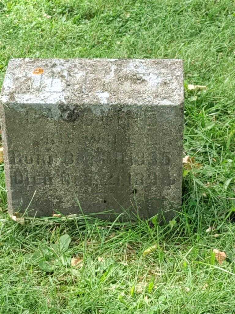 Caroline Miller's grave. Photo 3