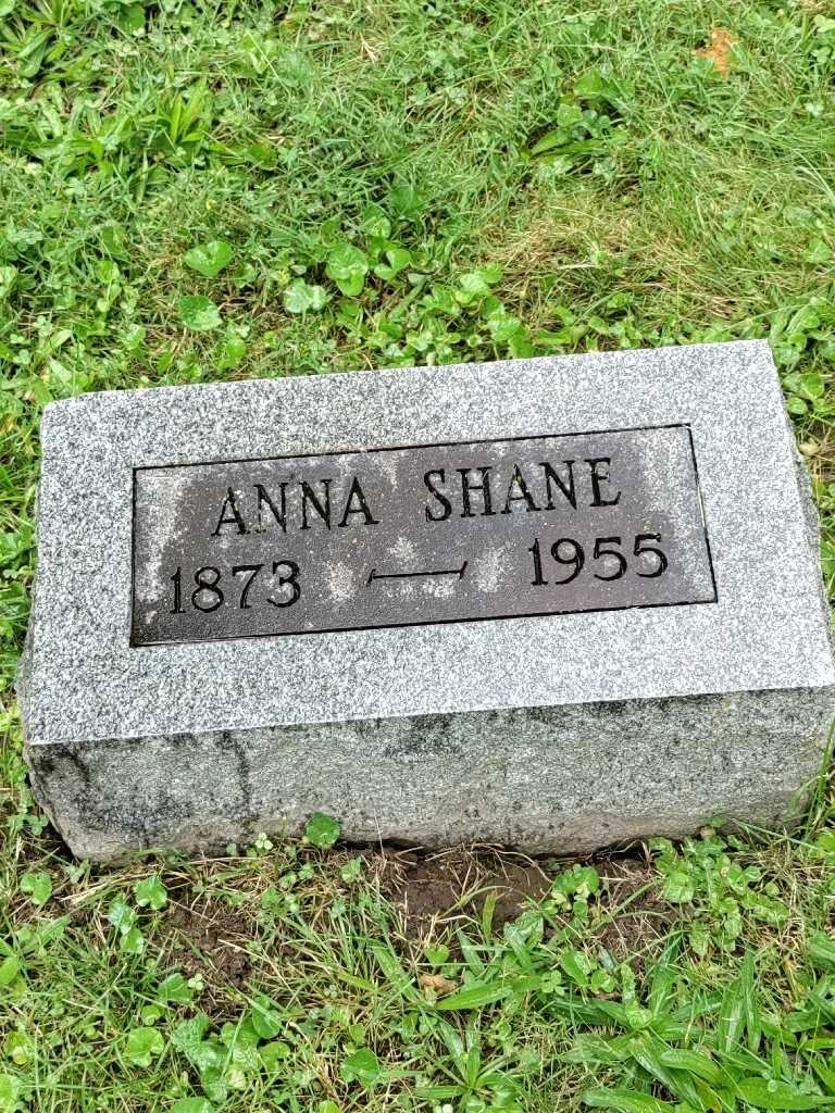 Anna Shane's grave. Photo 3