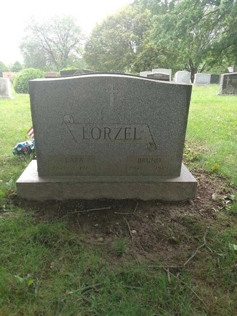 Bruno Lorzel's grave. Photo 1