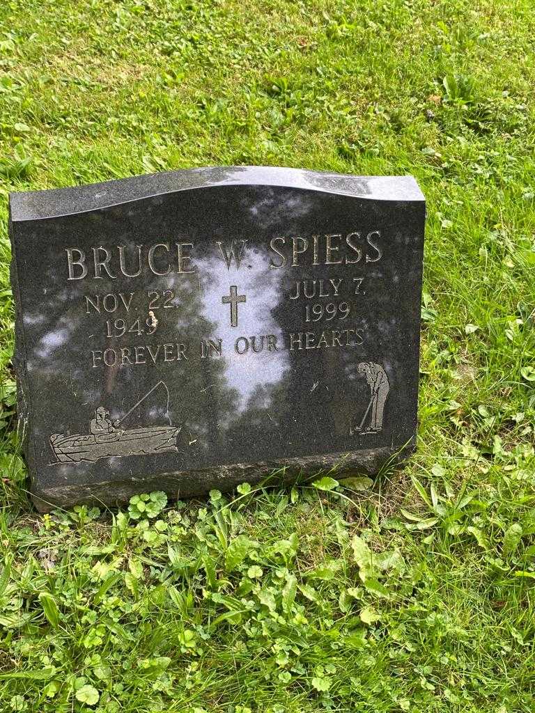 Bruce W. Spiess's grave. Photo 1