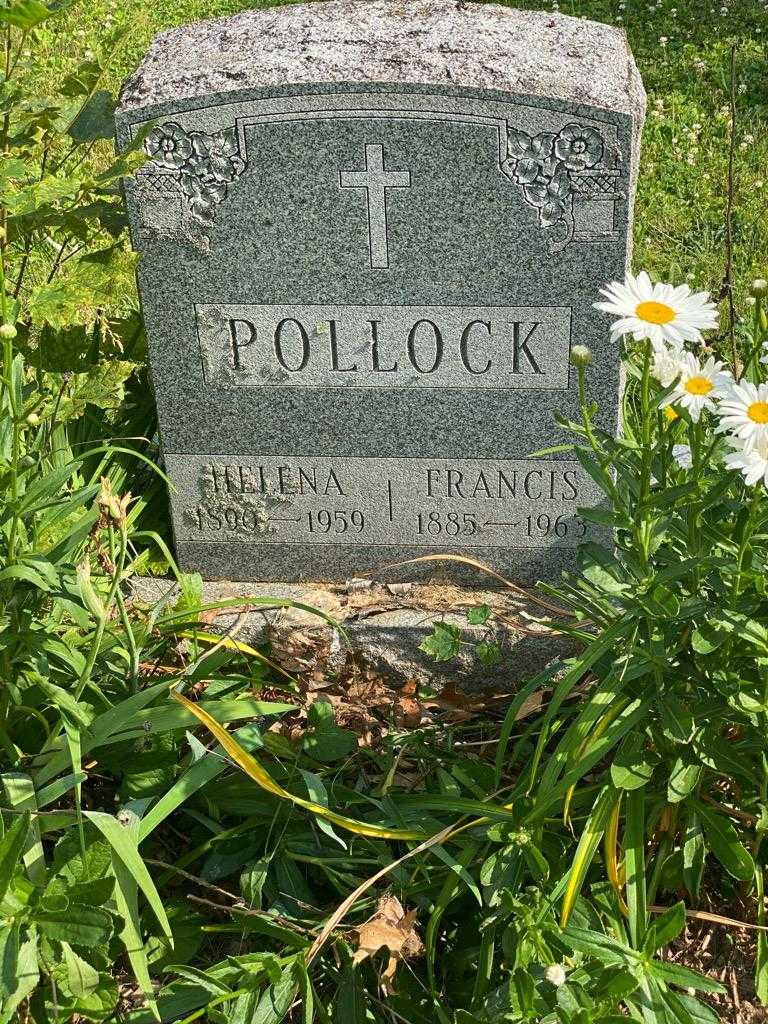 Helena Pollock's grave. Photo 3