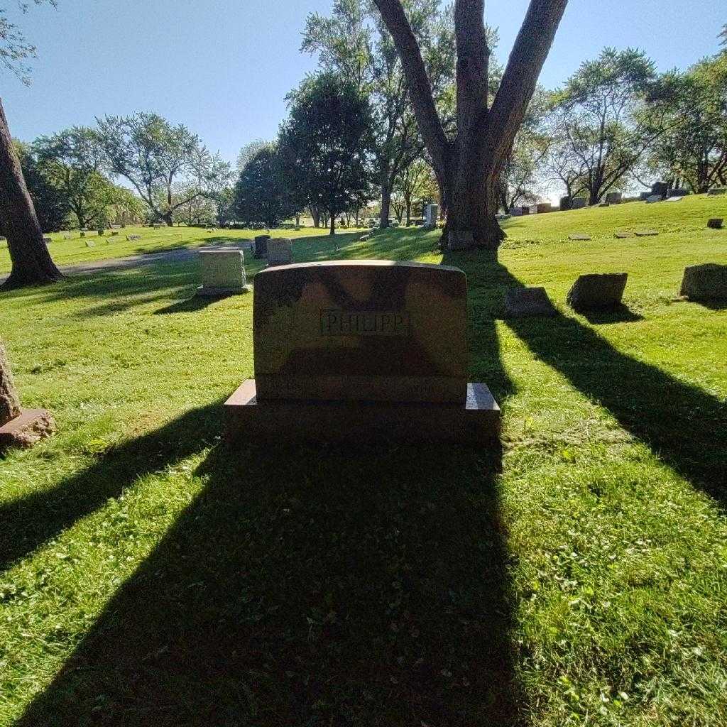 Arthur Carl Philipp's grave. Photo 3