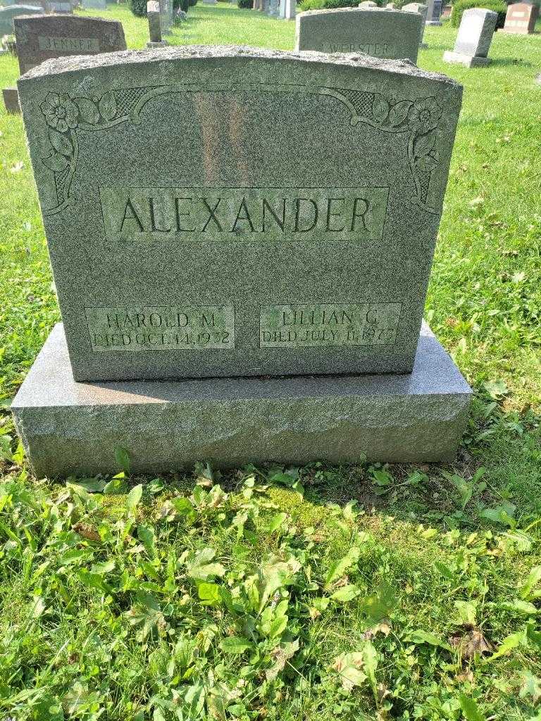 Harold M. Alexander's grave. Photo 1