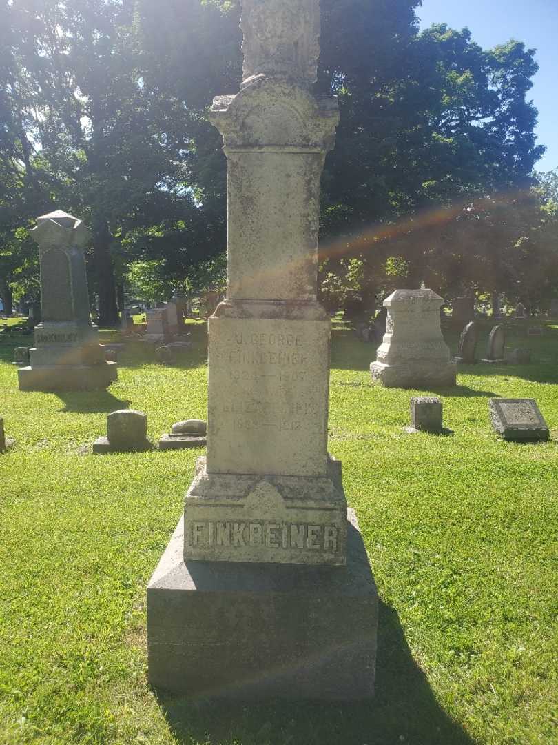 J. George Finkbeiner's grave. Photo 3