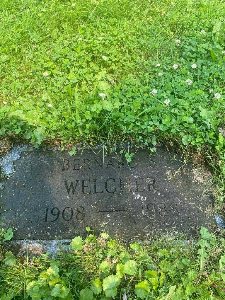 Bernard S. Welcher's grave. Photo 6