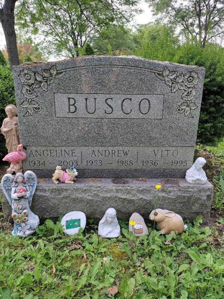 Angeline Busco's grave. Photo 3