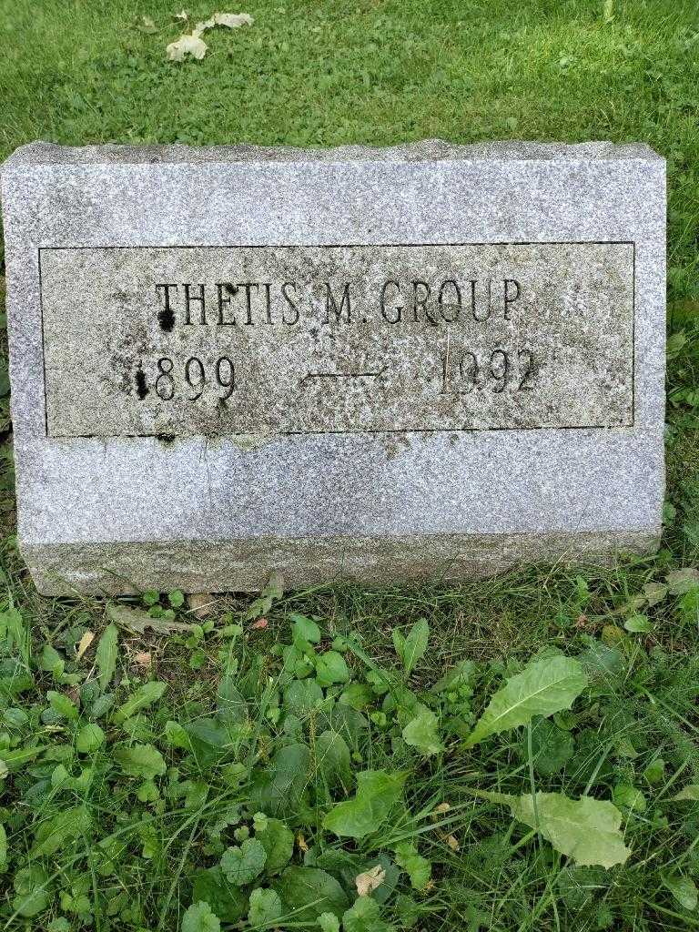 Thetis M. Group's grave. Photo 3