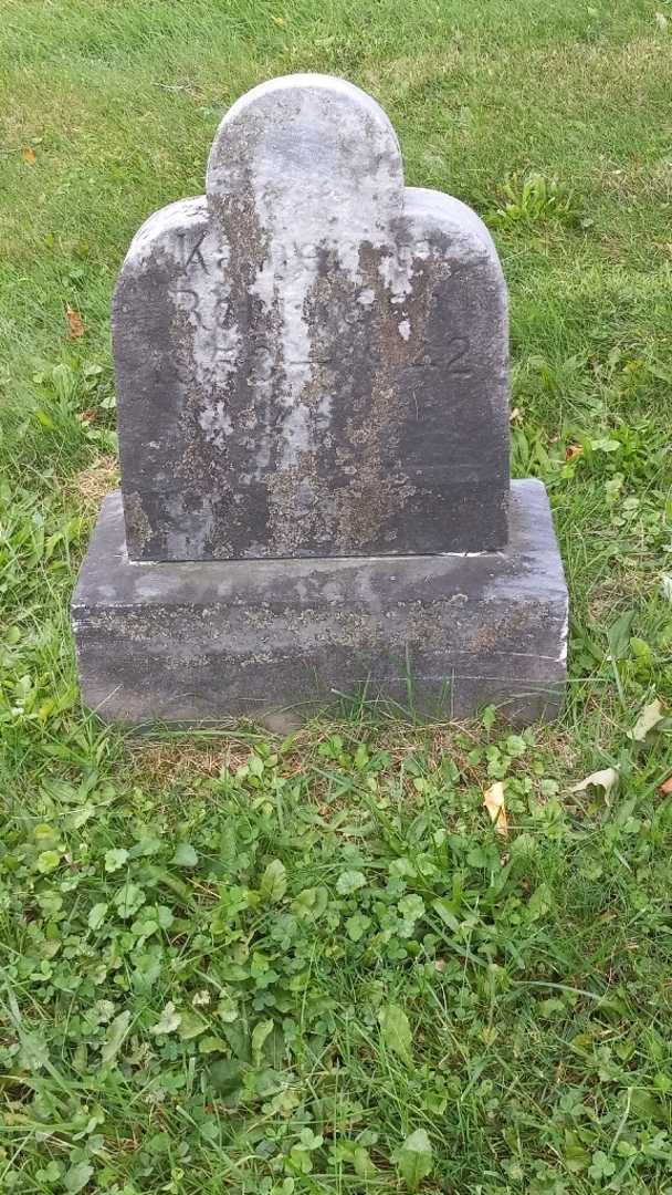 Kathryn "Katherina" Rohrman's grave. Photo 3