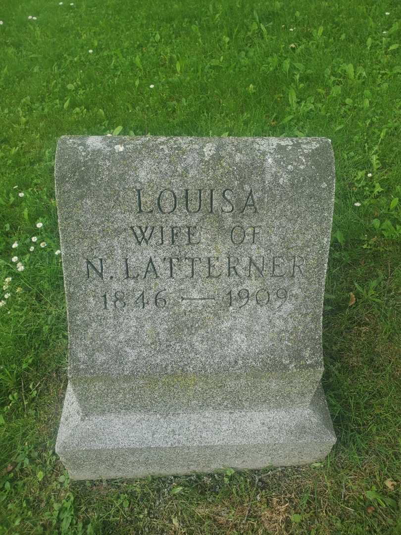 Louisa Latterner's grave. Photo 4