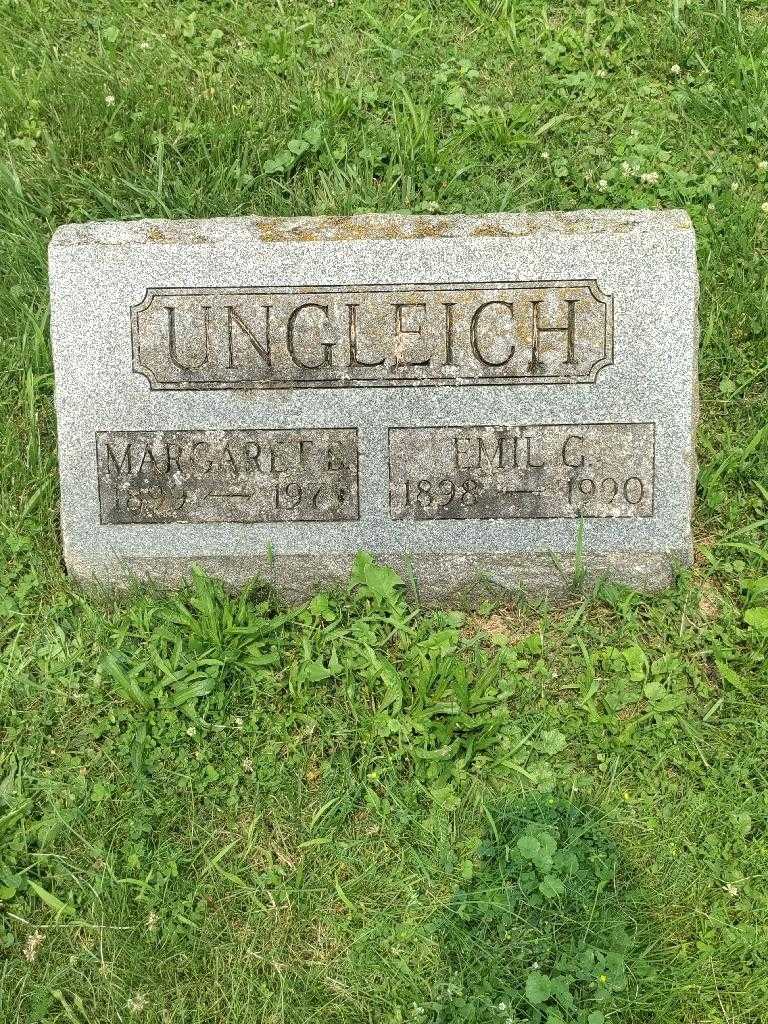 Emil G. Ungleich's grave. Photo 2