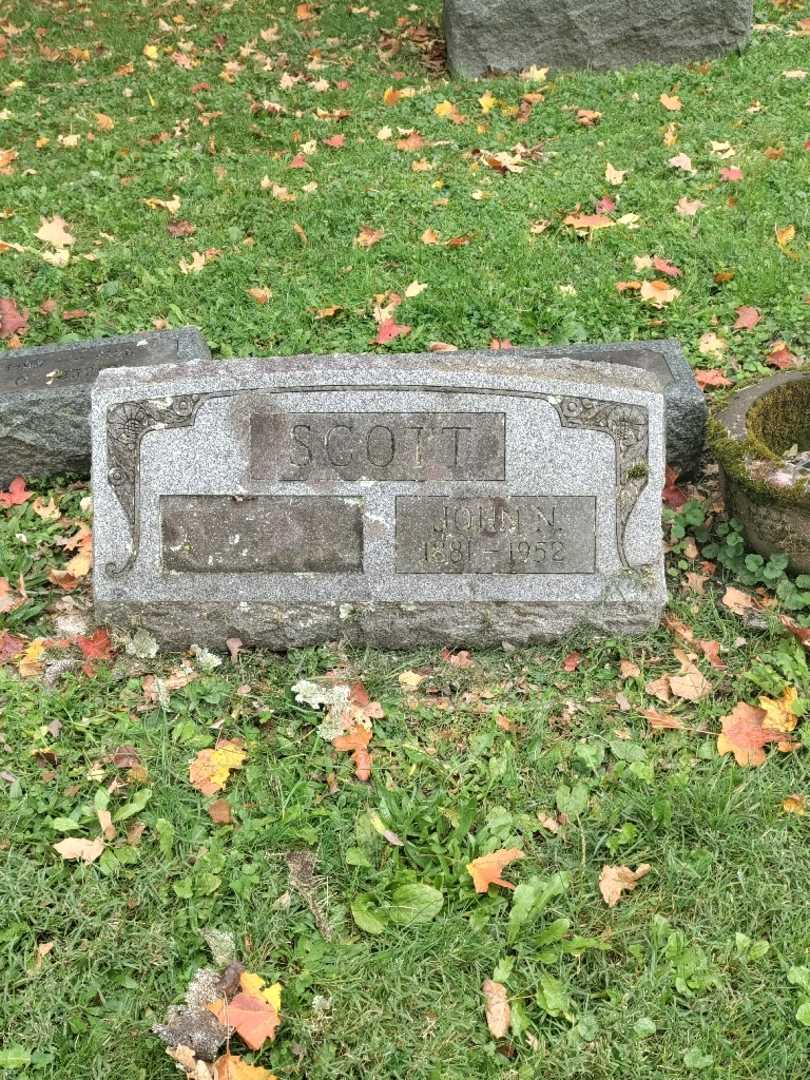 John N. Scott's grave. Photo 2