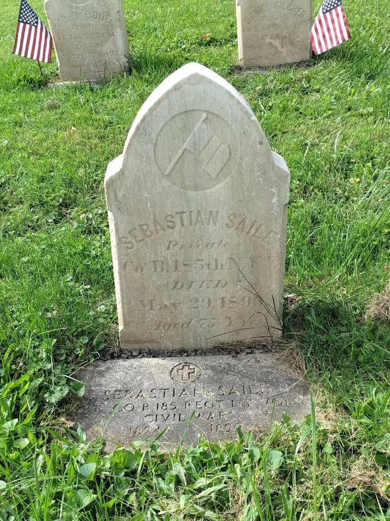 Sebastian Saile's grave. Photo 2