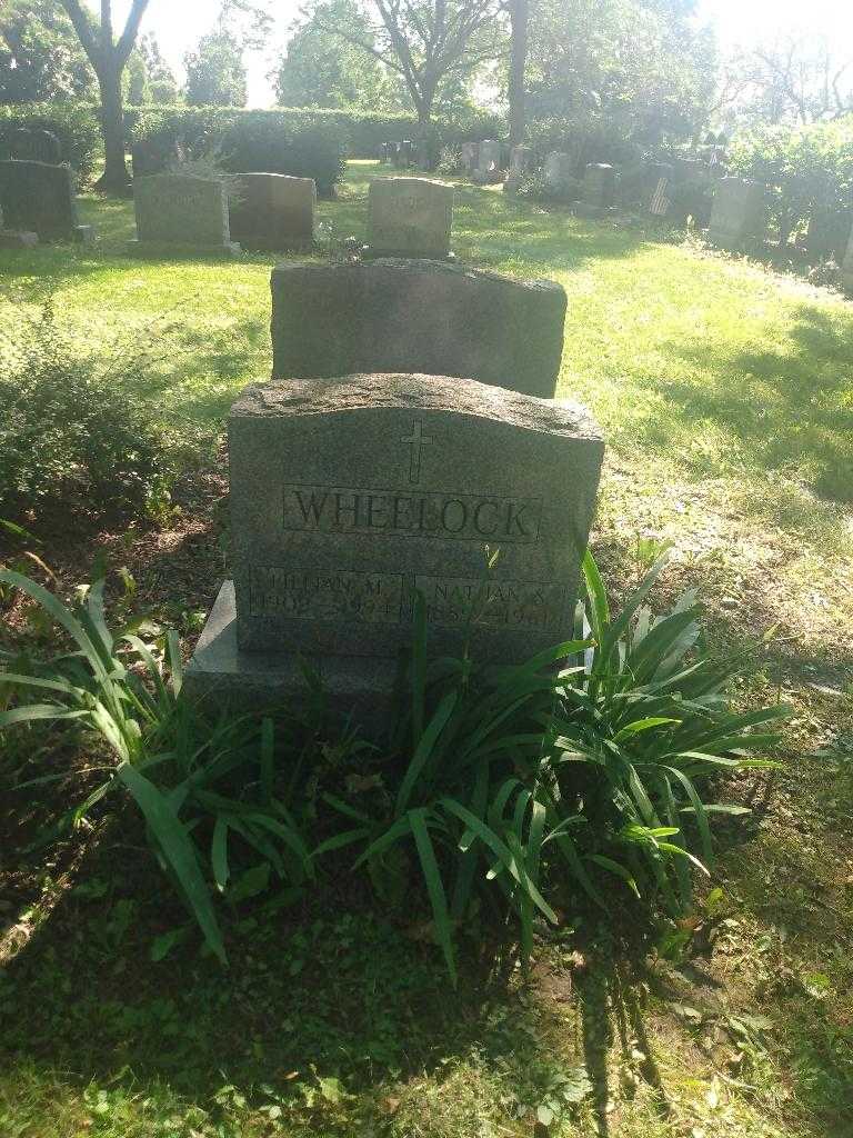 Lillian M. Wheelock's grave. Photo 1