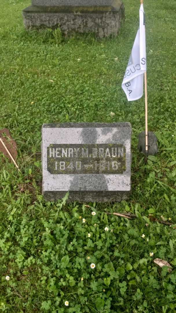 Henry M. Braun's grave. Photo 3