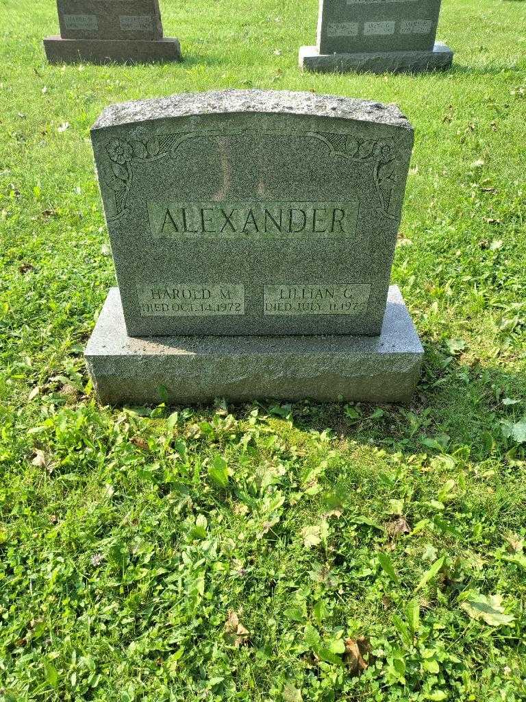 Harold M. Alexander's grave. Photo 3