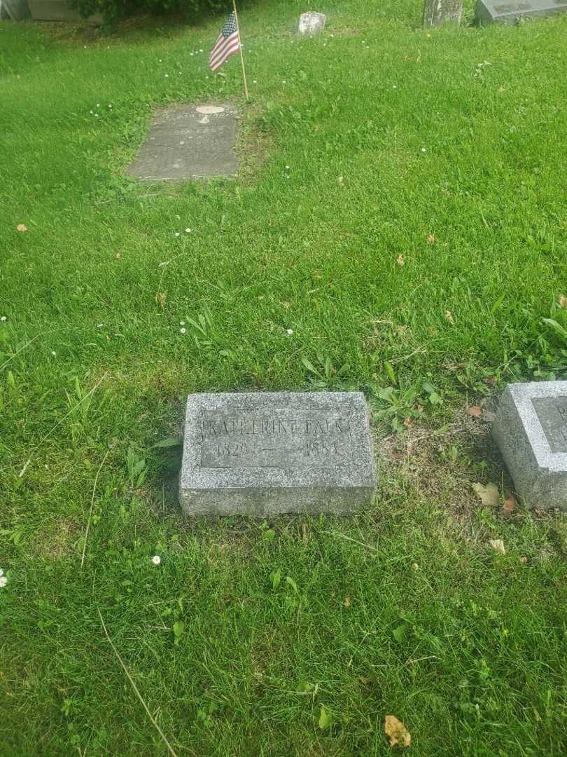 Katherine Falk's grave. Photo 3