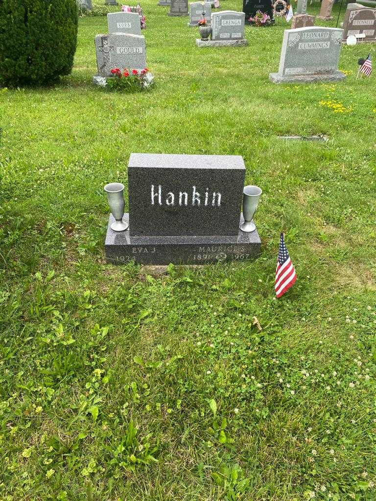Eva J. Hankin's grave. Photo 2