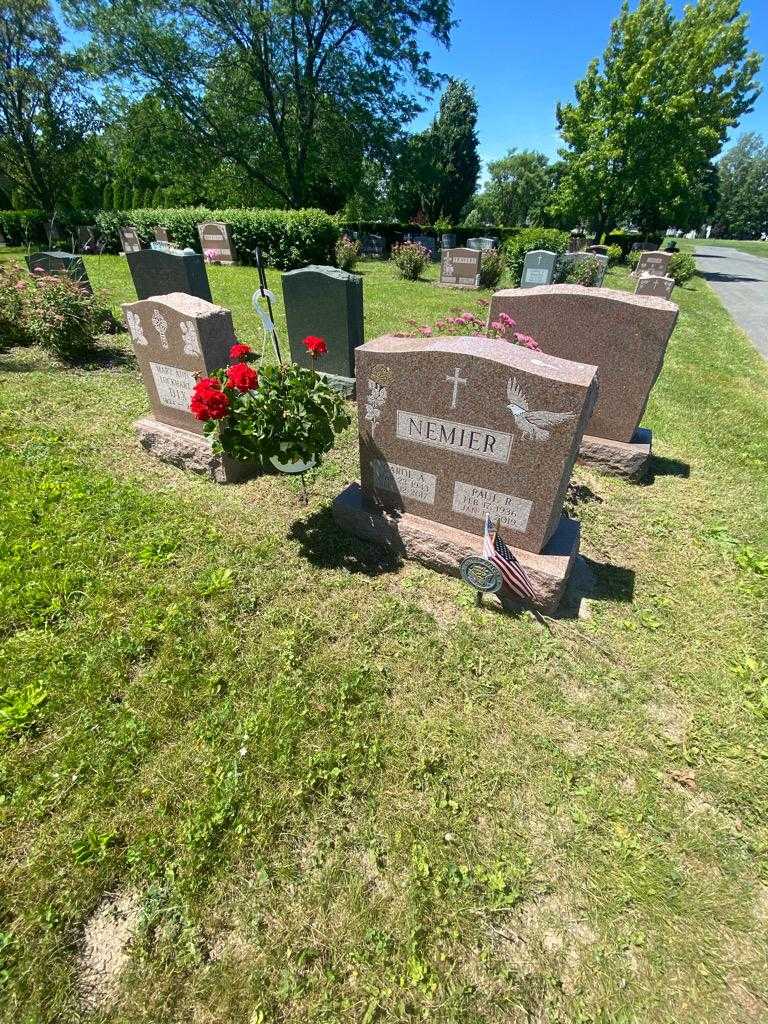 Paul R. Nemier's grave. Photo 1