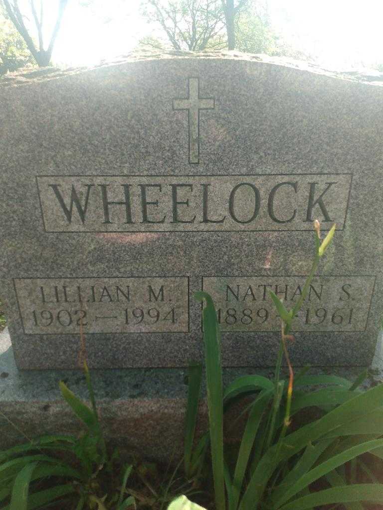 Lillian M. Wheelock's grave. Photo 2