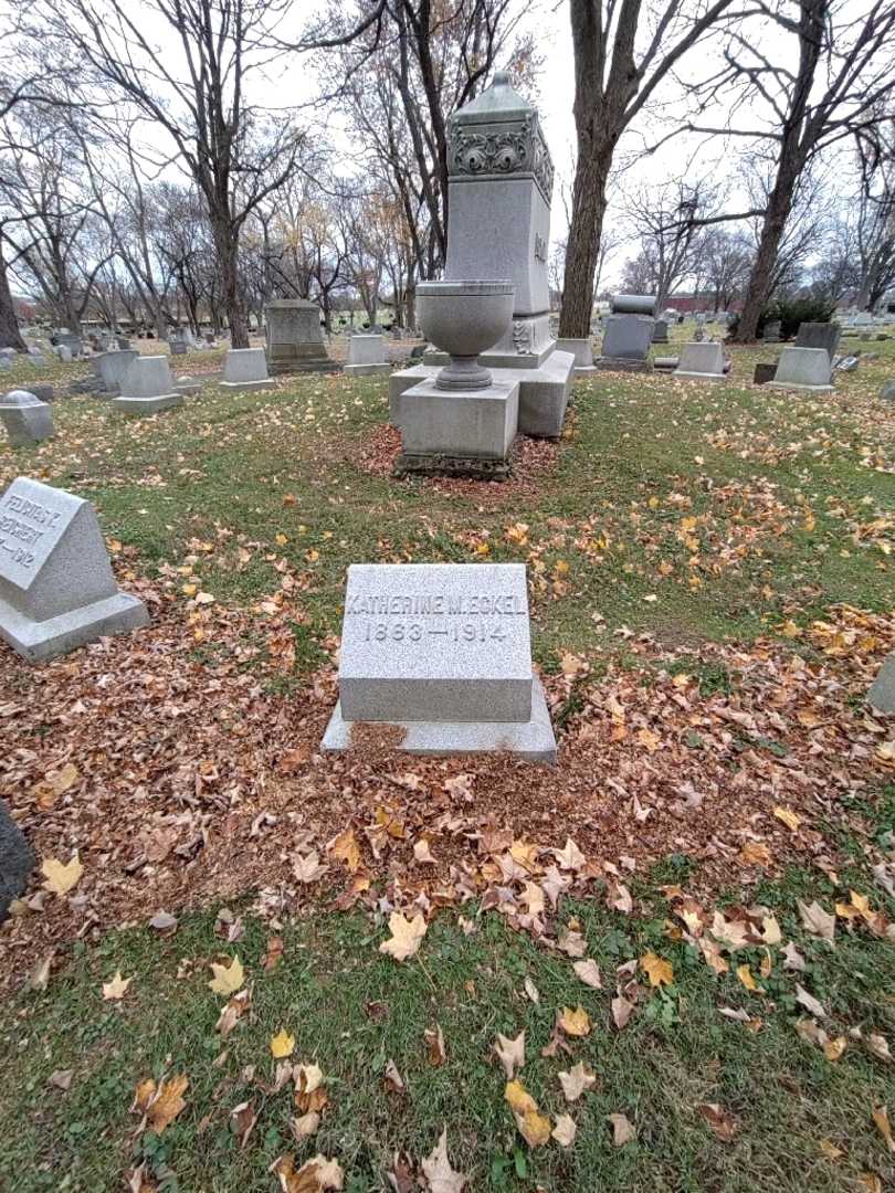 Katherine M. Eckel's grave. Photo 1