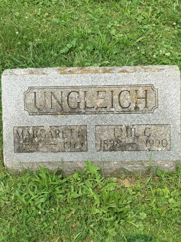 Emil G. Ungleich's grave. Photo 3